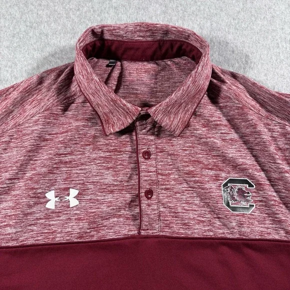 Under Armour South Carolina Gamecocks Men's Dri Fit Polo - Picture 4 of 6